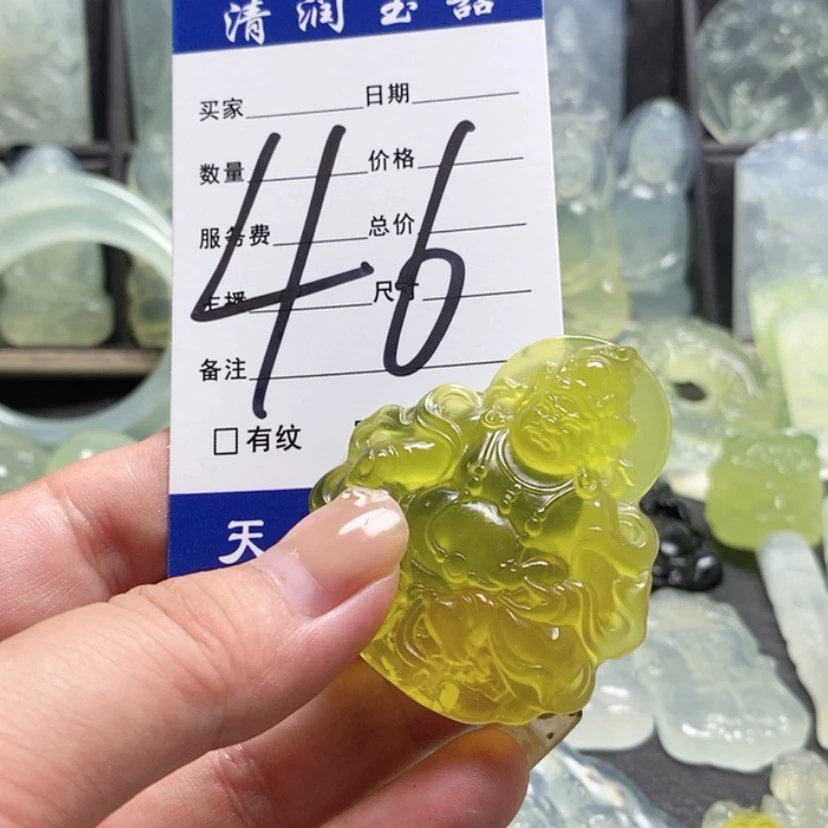 【闪购商品】蛇纹石玉合金颈饰逗*