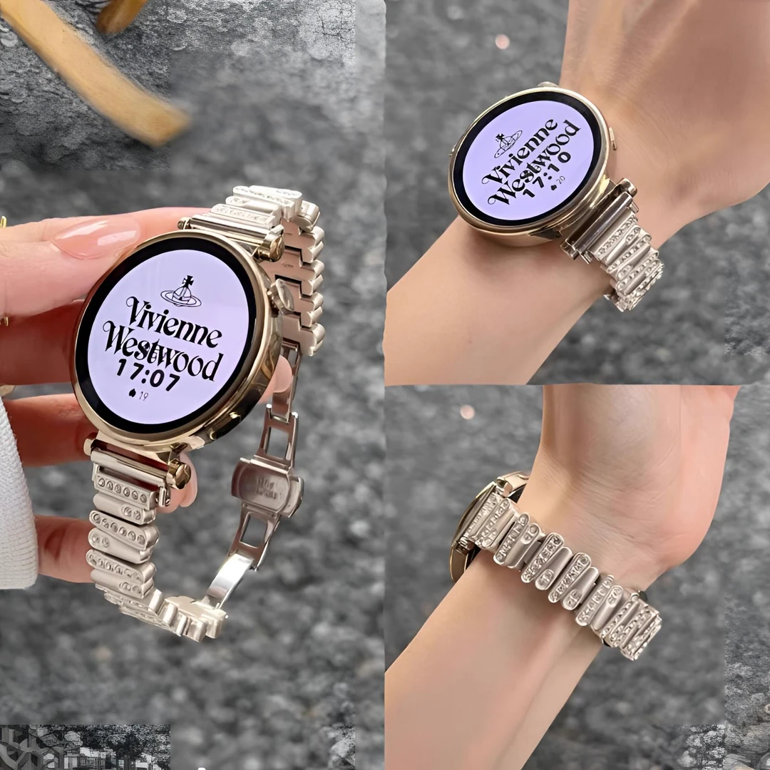 适用华为GT5手表表带不规则镶钻Watchgt4pro表带GT3GT2夏天男女款