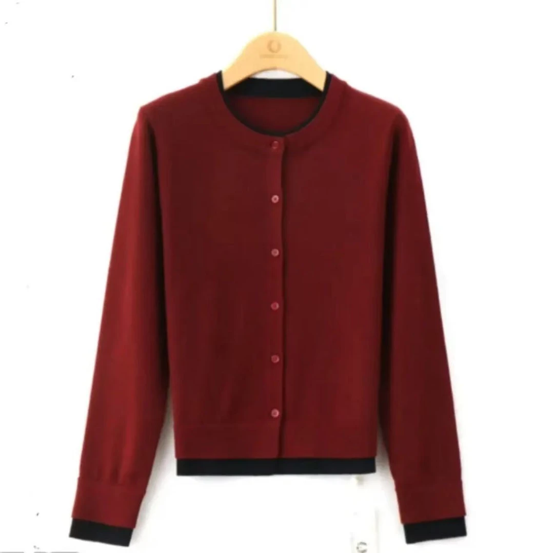 短款针织宽松女外穿毛衣毛针织衫开衫