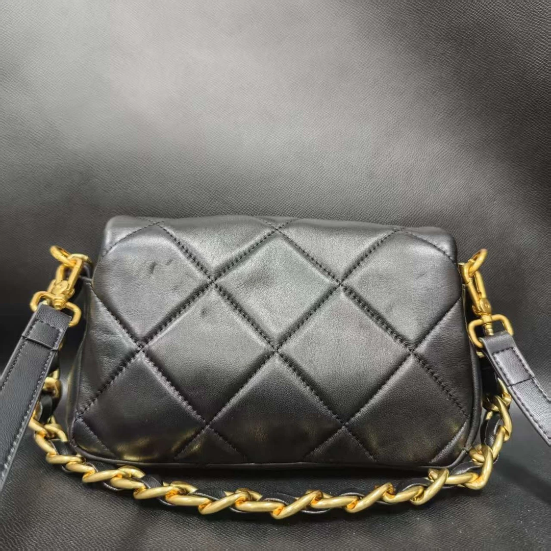 SMVP 高定奢品 潮流打造真皮女士包斜挎包 0676 黑色