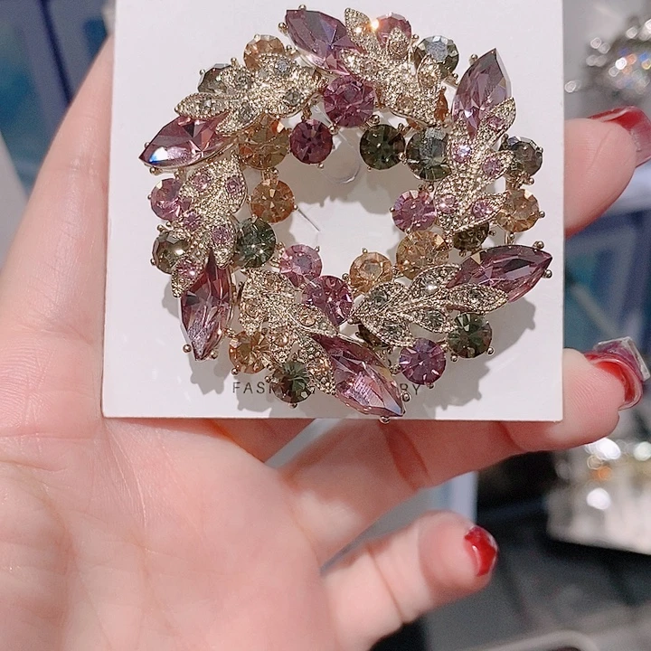 锆石铜合金紫荆花大号紫色