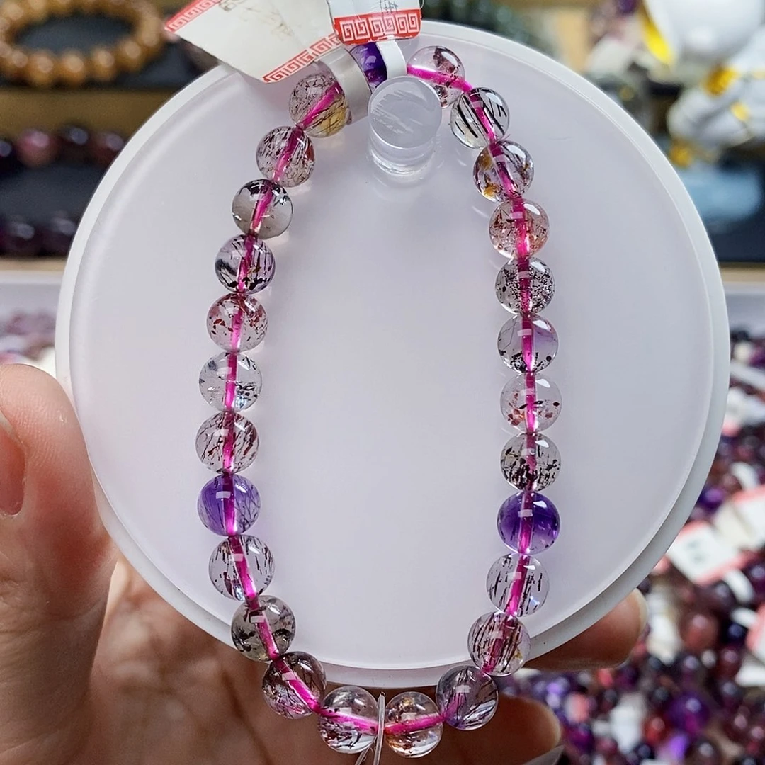 未镶嵌手链水晶c7049超七7+