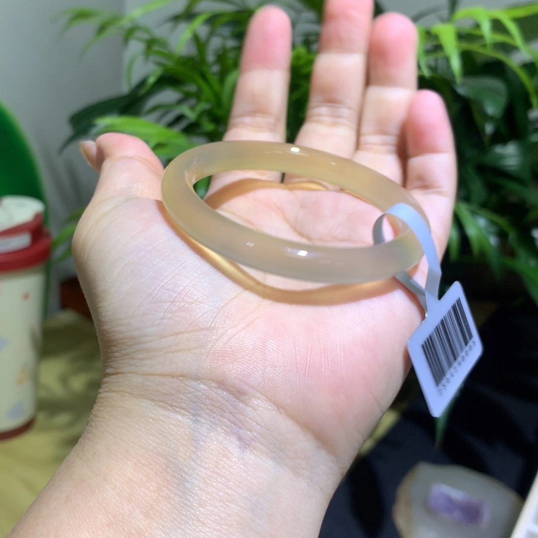 玛瑙/玉髓未镶嵌手镯香槟美人条