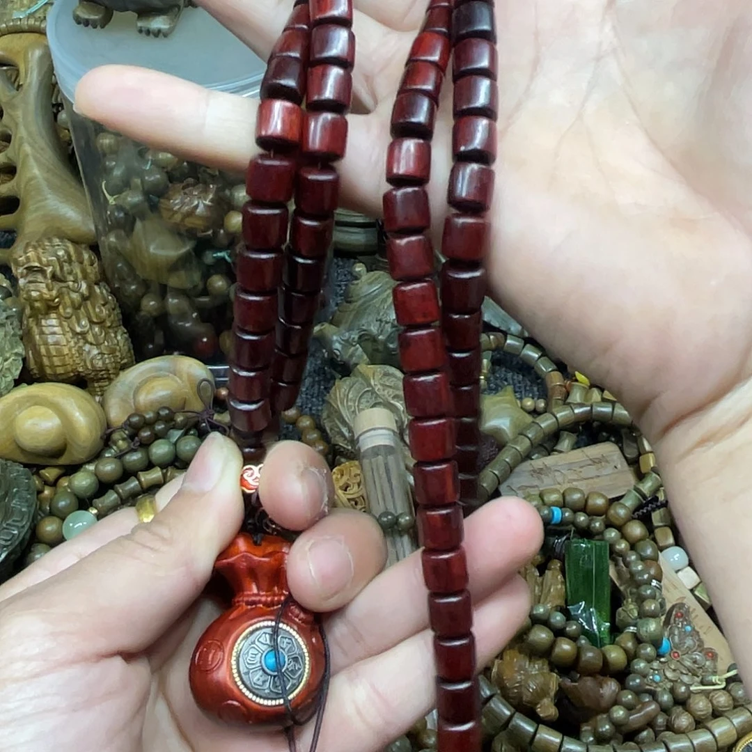维腊木（绿檀）无事牌