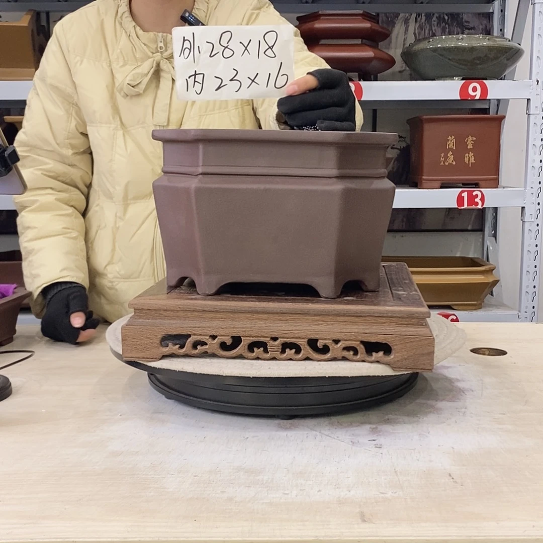 紫砂花盆紫砂花盆