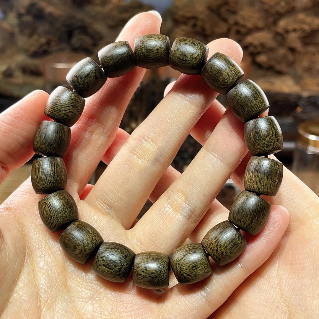 【闪购商品】沉香手串言*越南芽庄金丝白奇楠