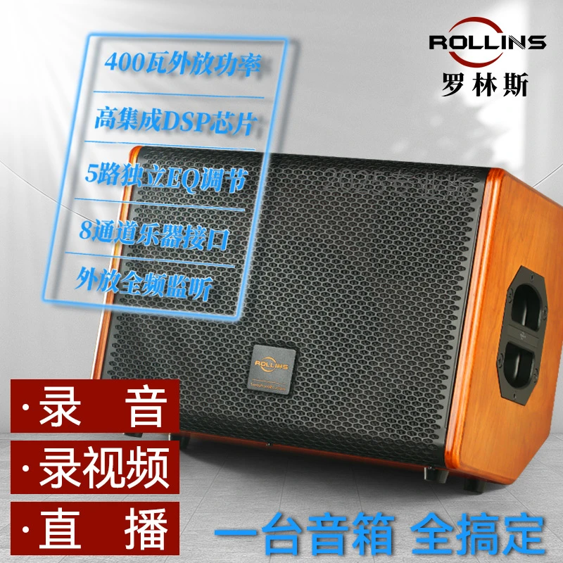 ROLLINS罗林斯萨克斯音响 定制DSP超智能音响户外蓝牙直播演出
