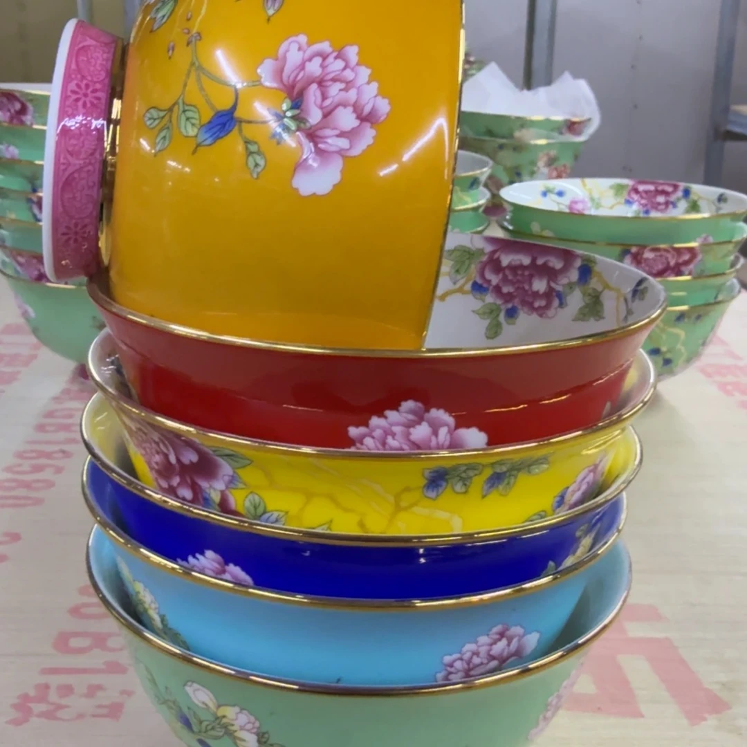 景德镇珐琅彩餐具
