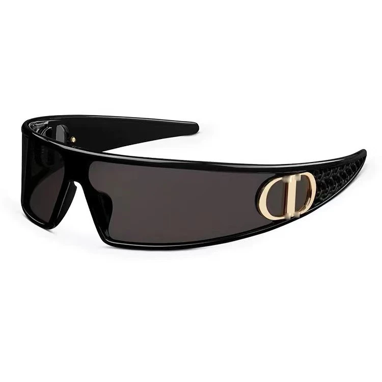 新款二合一时尚设计感发箍墨镜街拍太阳防紫外线潮明星同款遮阳镜