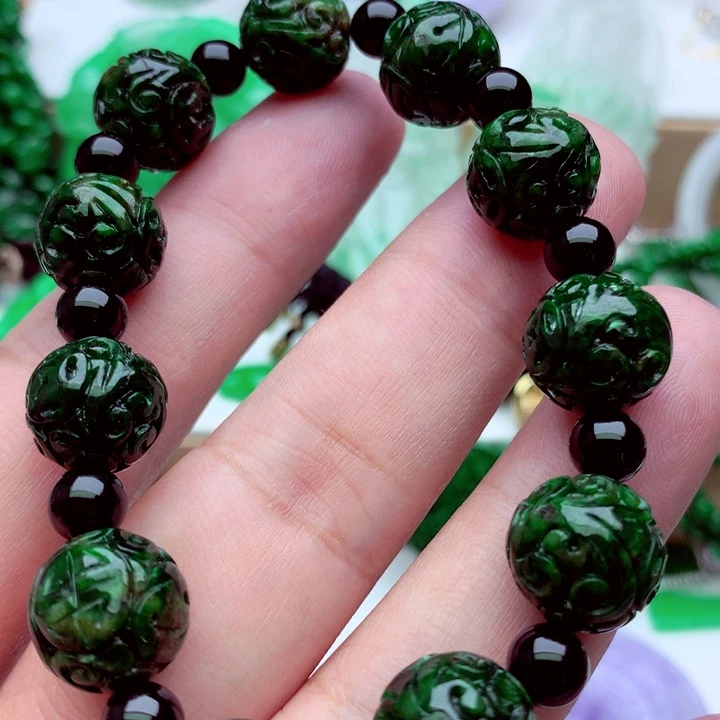 未镶嵌手链翡翠手链