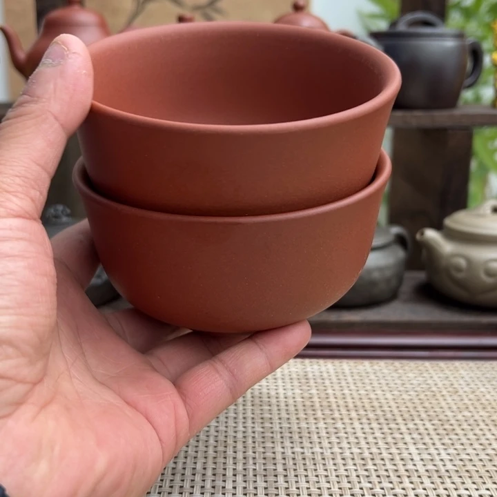 茶壶紫砂宜兴原矿紫砂碗300CC