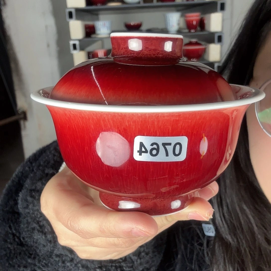 瓷片景德镇郎红陶瓷