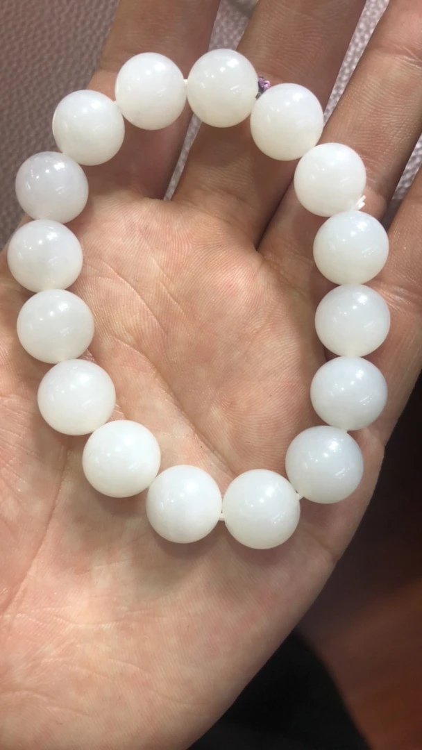 和田玉手串 14 9027