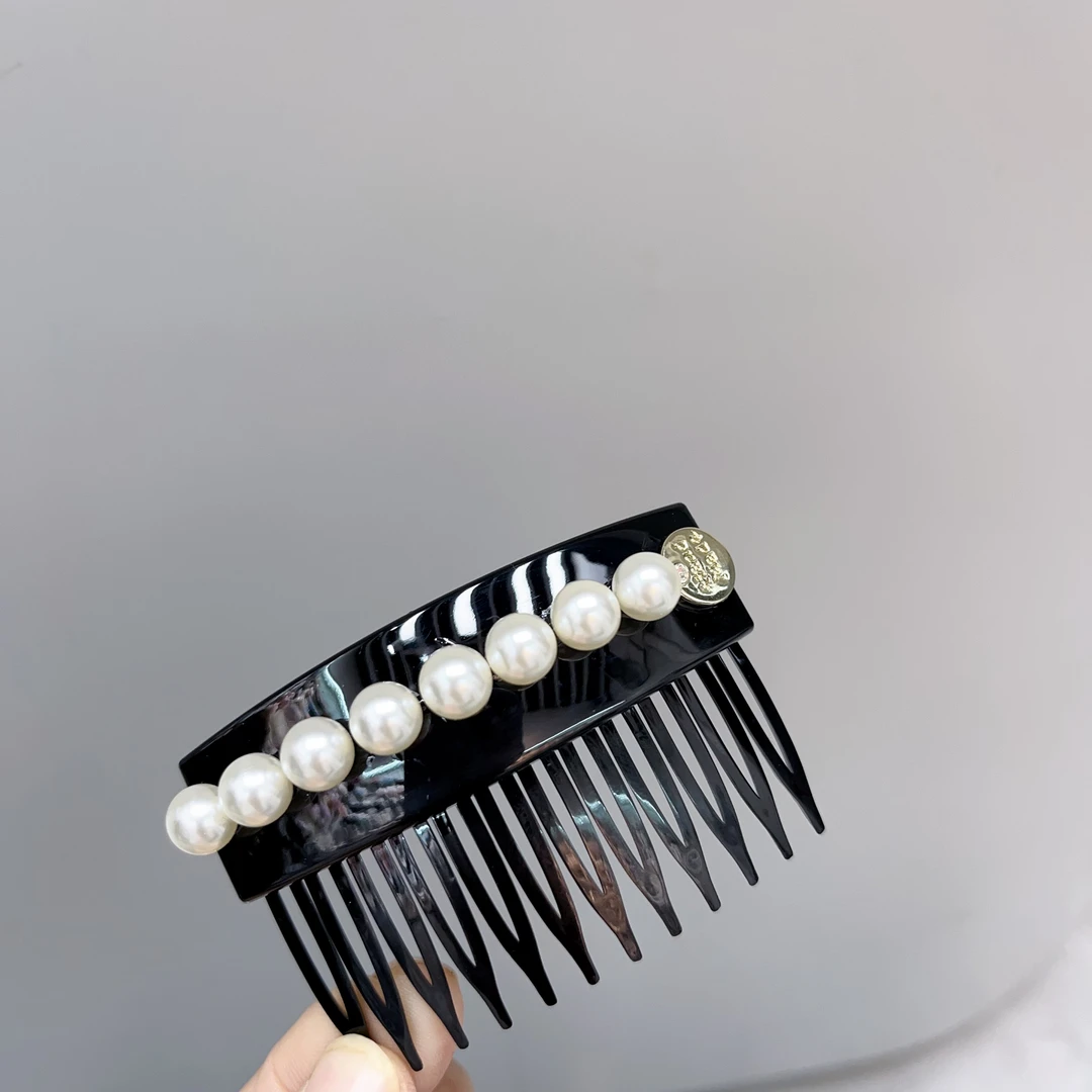 N363黑色猪猪韩代插梳