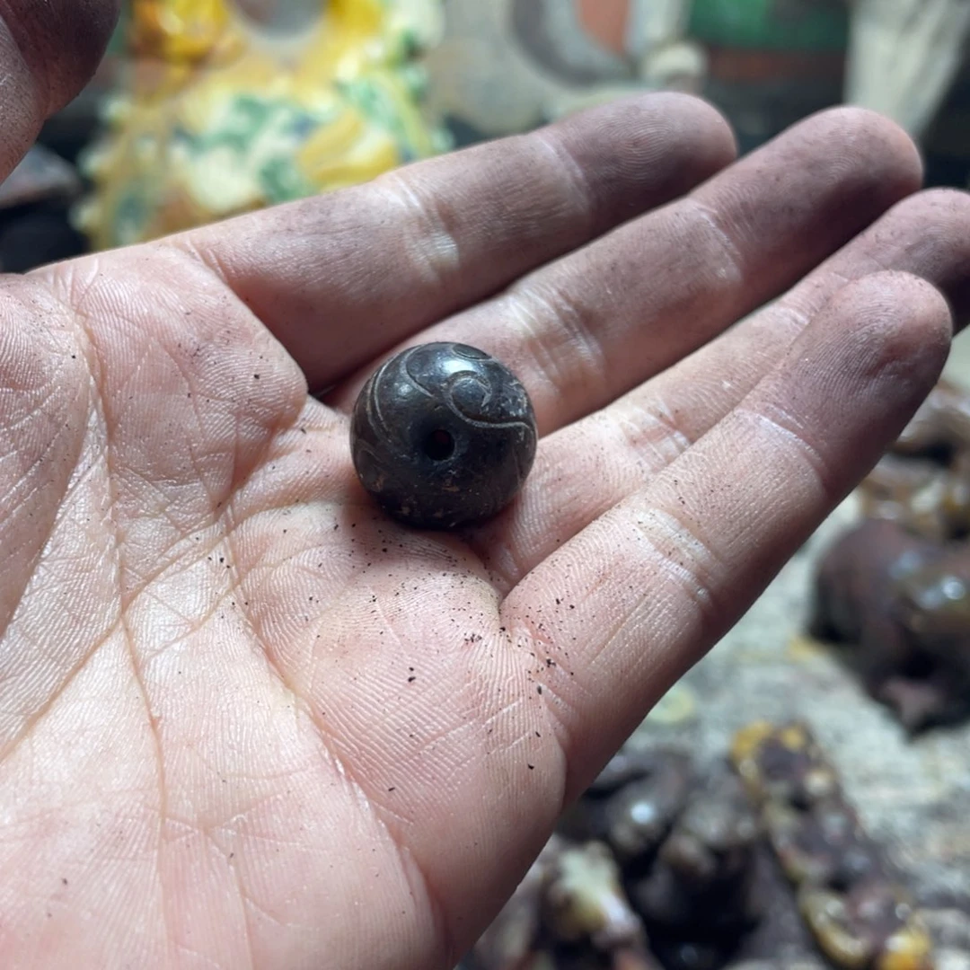 玛瑙/玉髓未镶嵌颈饰老**玩