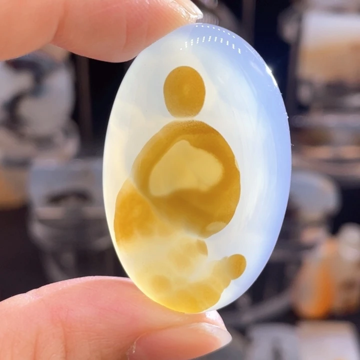 玛瑙/玉髓合金颈饰