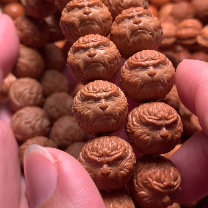 【闪购商品】猴头核桃手串你***客悟空