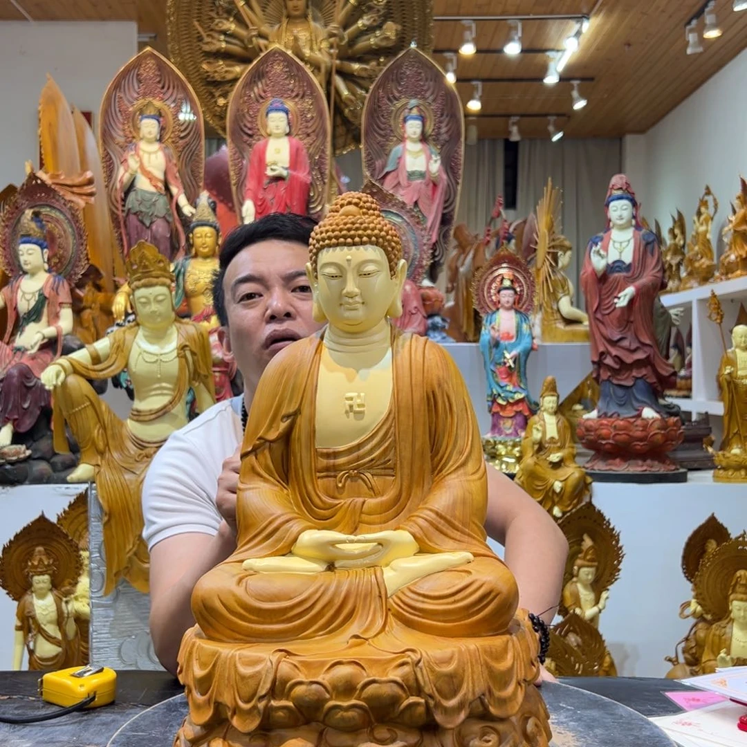 香樟木大日如来宝像