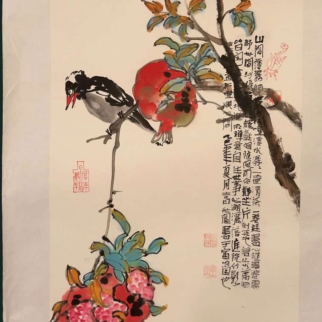 国画邹联富老师的作品