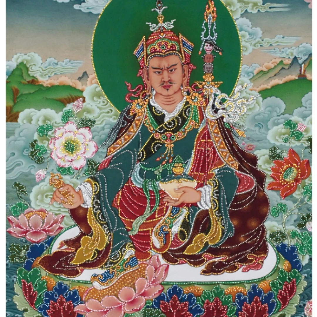 莲花生大师半钻材料68×88