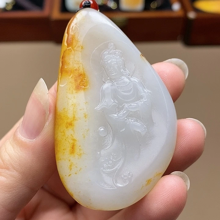 和田玉挂件未镶嵌F