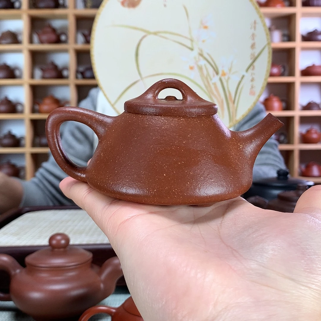 子冶石瓢紫砂紫砂壶手工制作