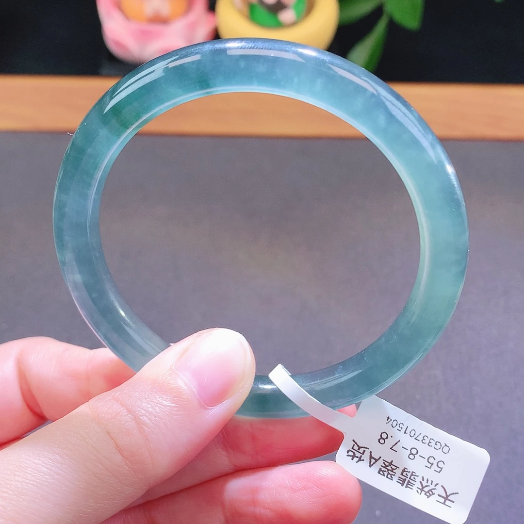 翡翠未镶嵌手镯天然翡翠