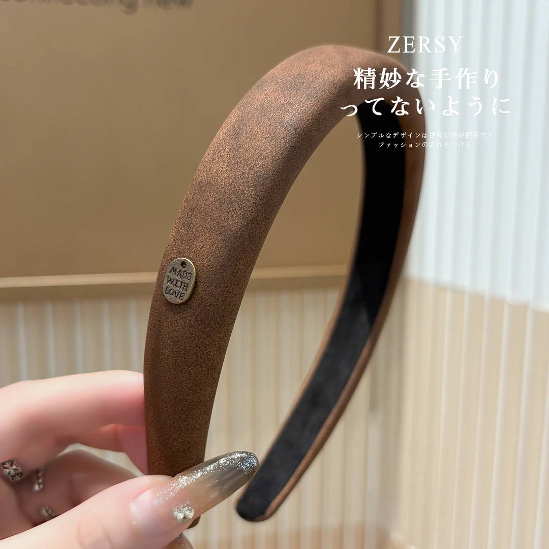 海绵发箍女2025新款高级感洋气时尚百搭发卡日常外戴洗脸压发头箍