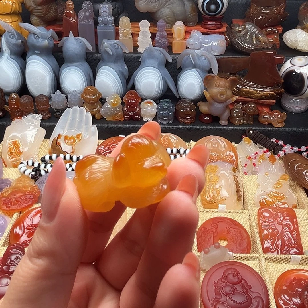 玛瑙/玉髓未镶嵌颈饰