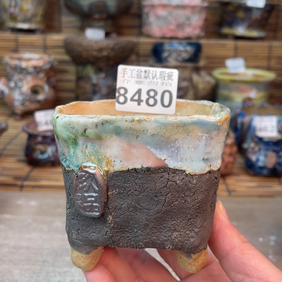 手工花盆默认瑕疵完美者勿拍