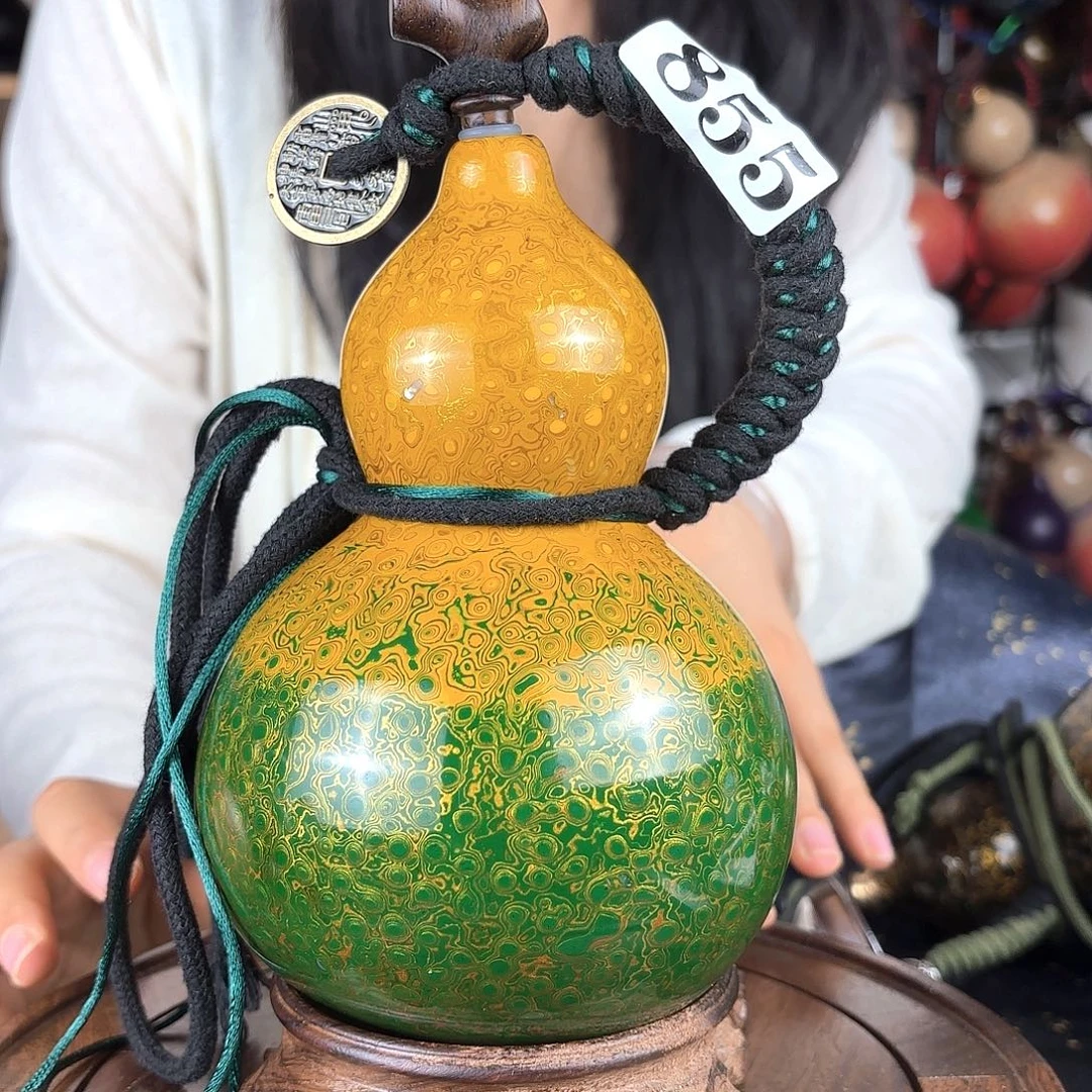 855 大漆酒葫芦 葫芦就是福禄