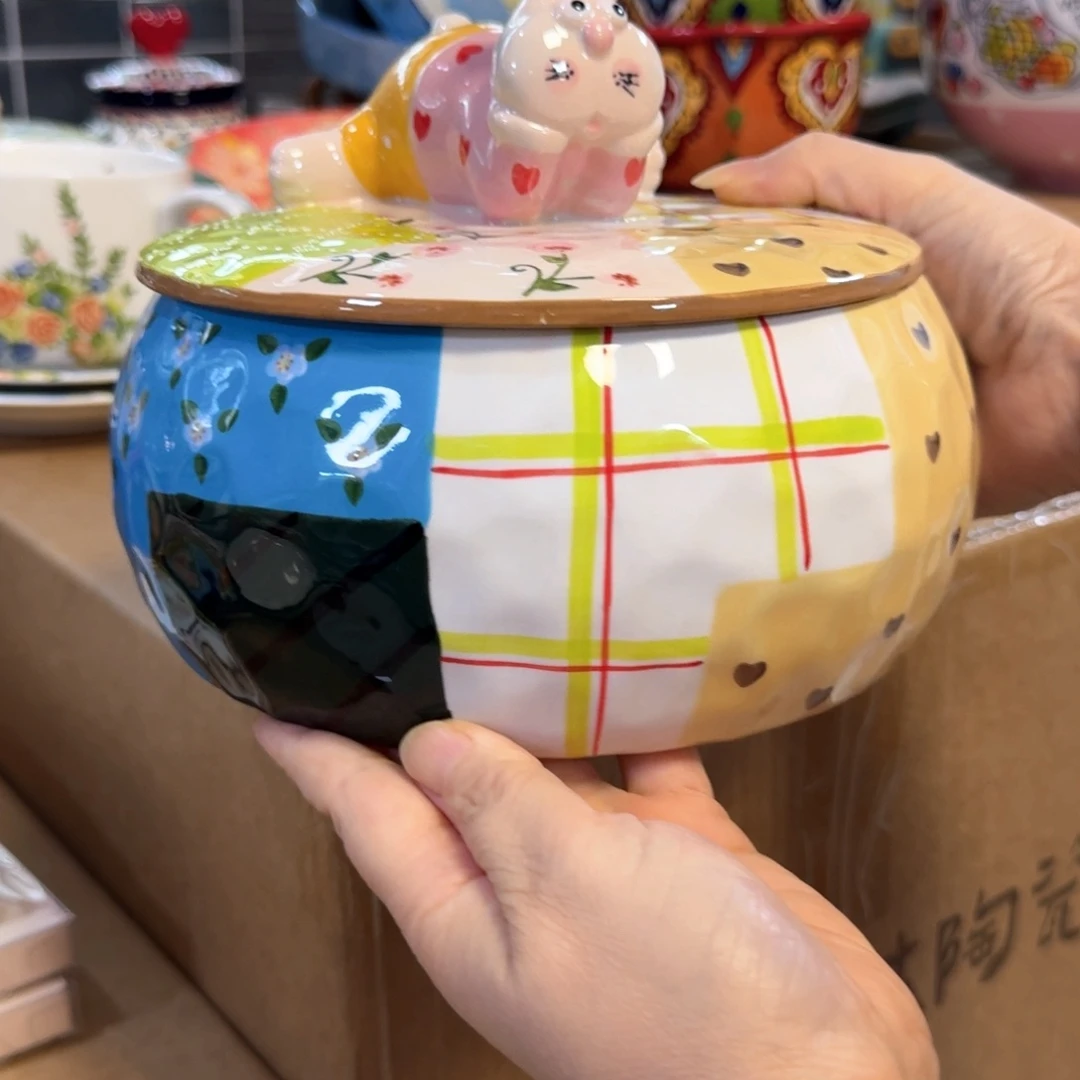 拼布盖碗春天里一只清仓看图