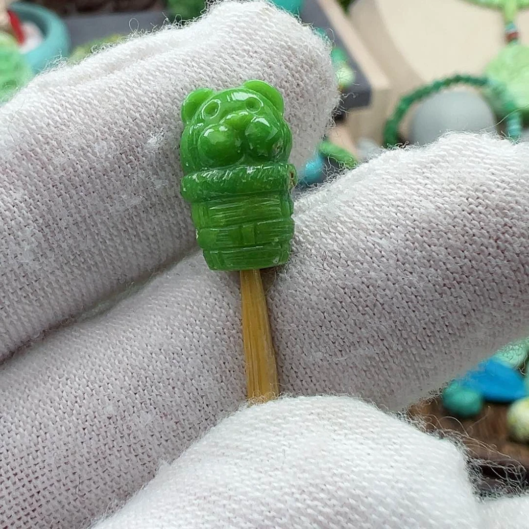 绿松石菜籽黄绿松石Z未镶嵌