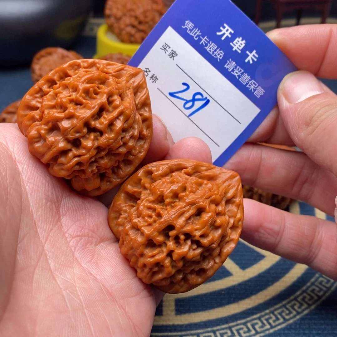 文玩核桃把件官帽42