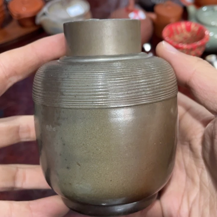 15备前茶叶罐 默认瑕疵
