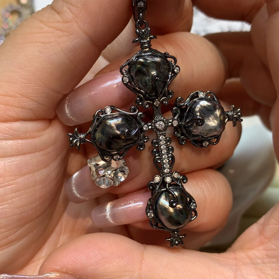 海水珍珠颈饰银S925镶嵌