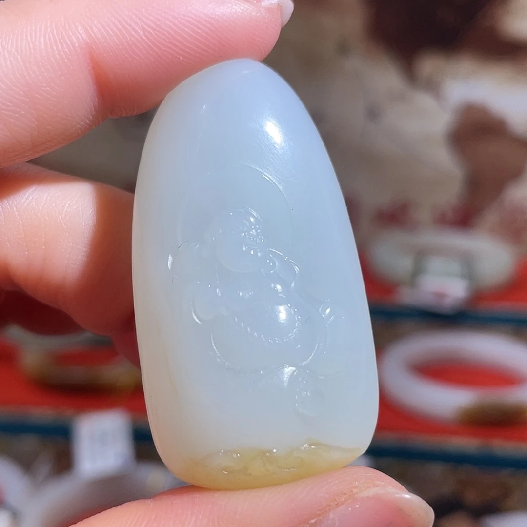 和田玉（糖玉）未镶嵌吊坠(不含链)
