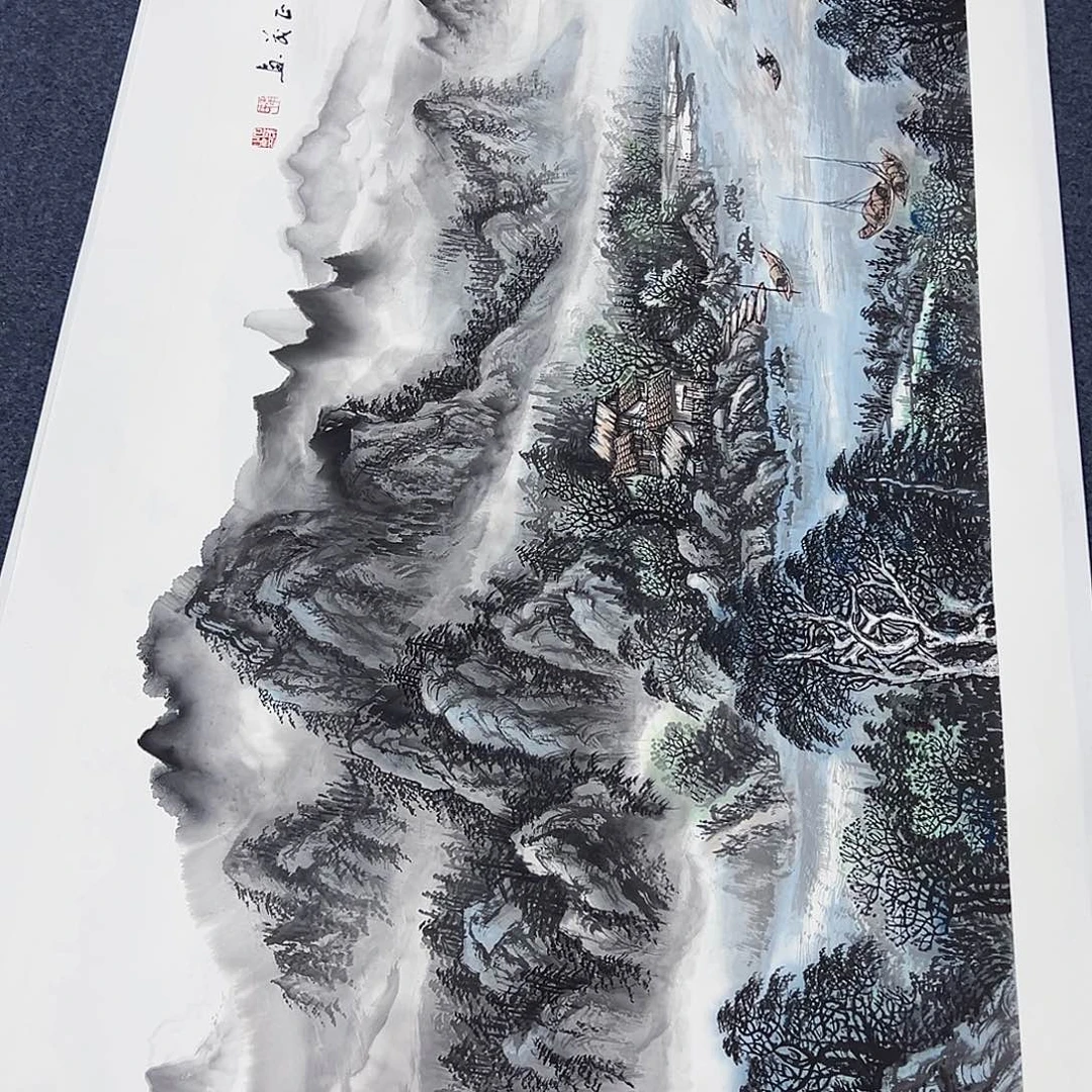 国画事事顺心如意万事如意万事