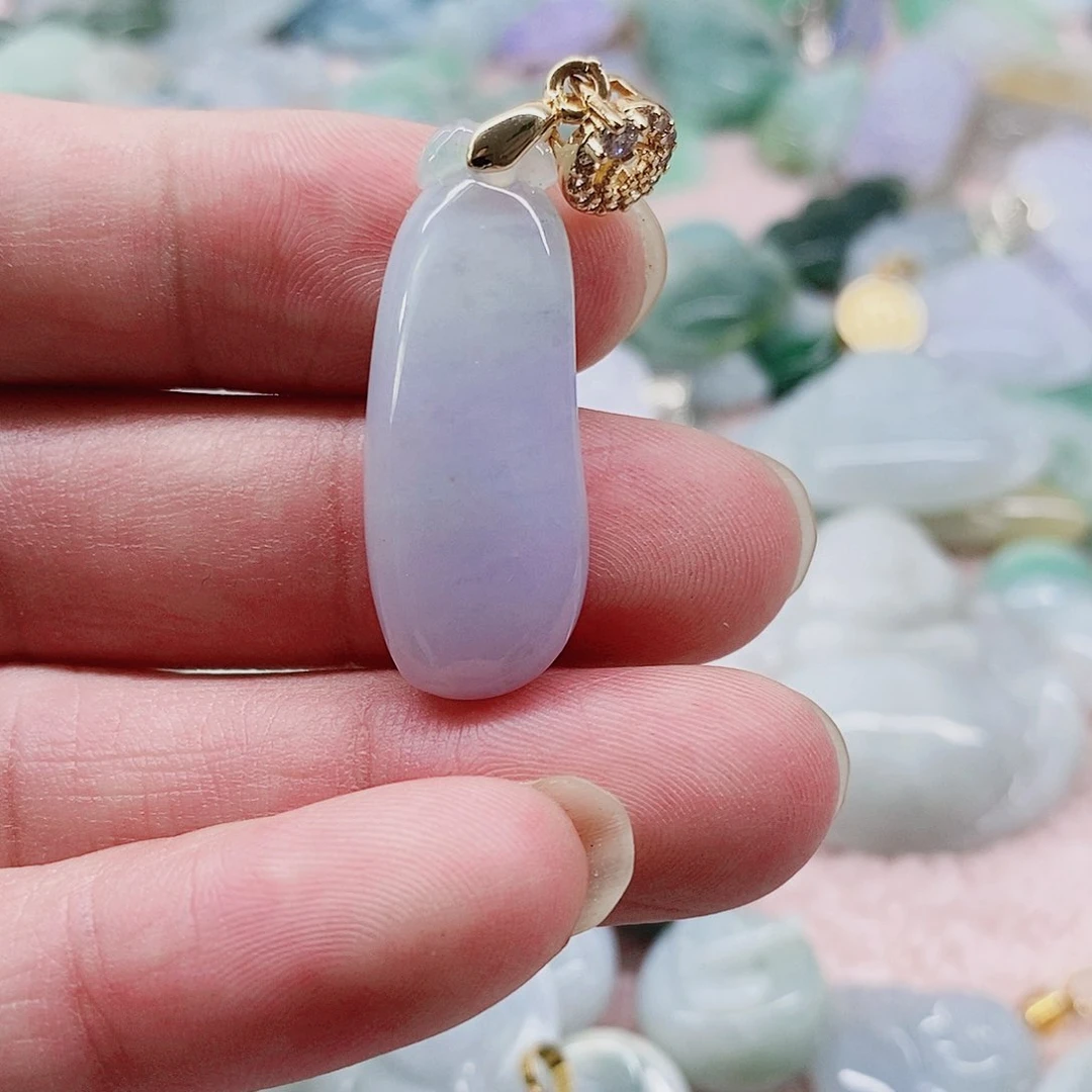 颈饰未镶嵌翡翠天然