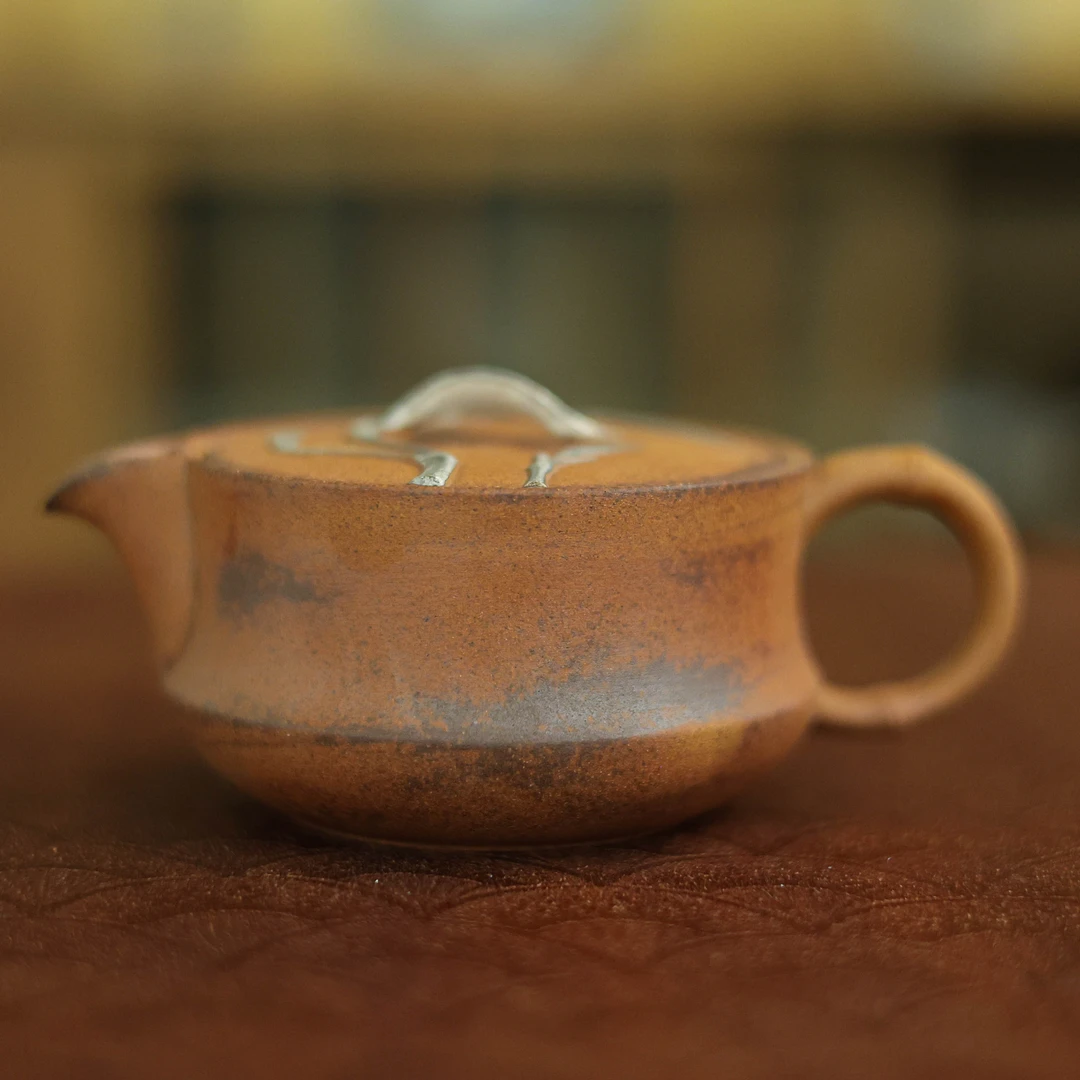 老岩泥-灰念-竹浚壶-125ml（灰念0512）