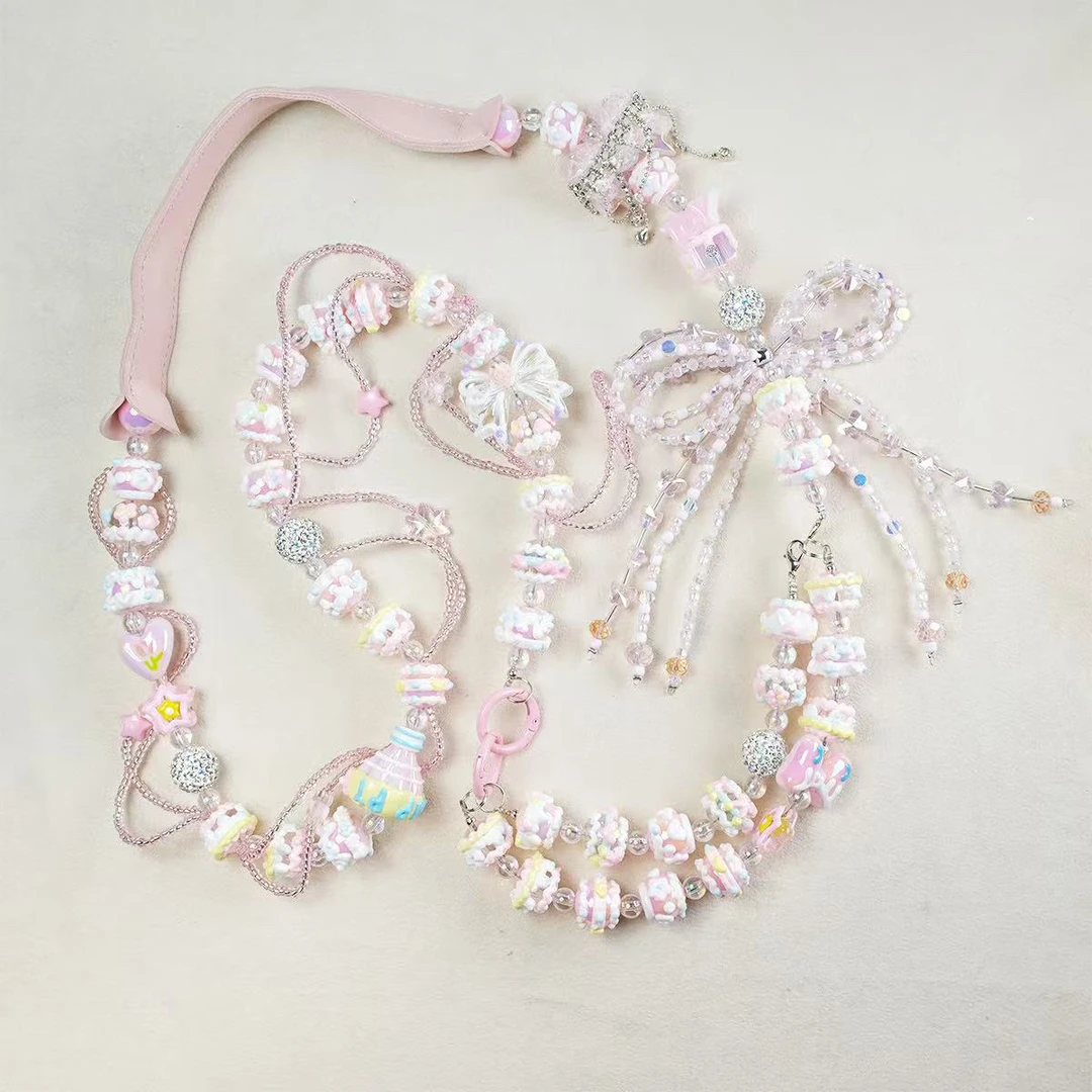 重工手绘珠斜挎链条