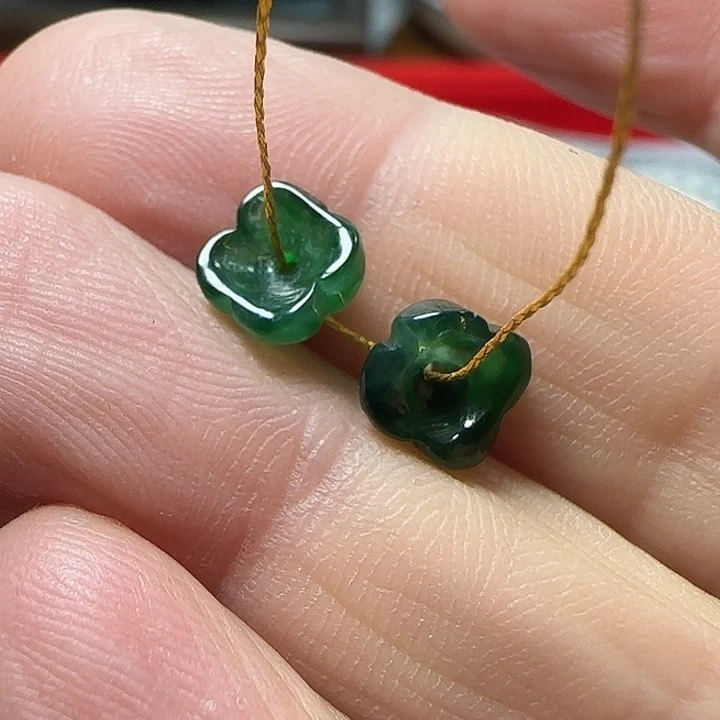 翡翠未镶嵌颈饰天然缅甸翡翠碗莲