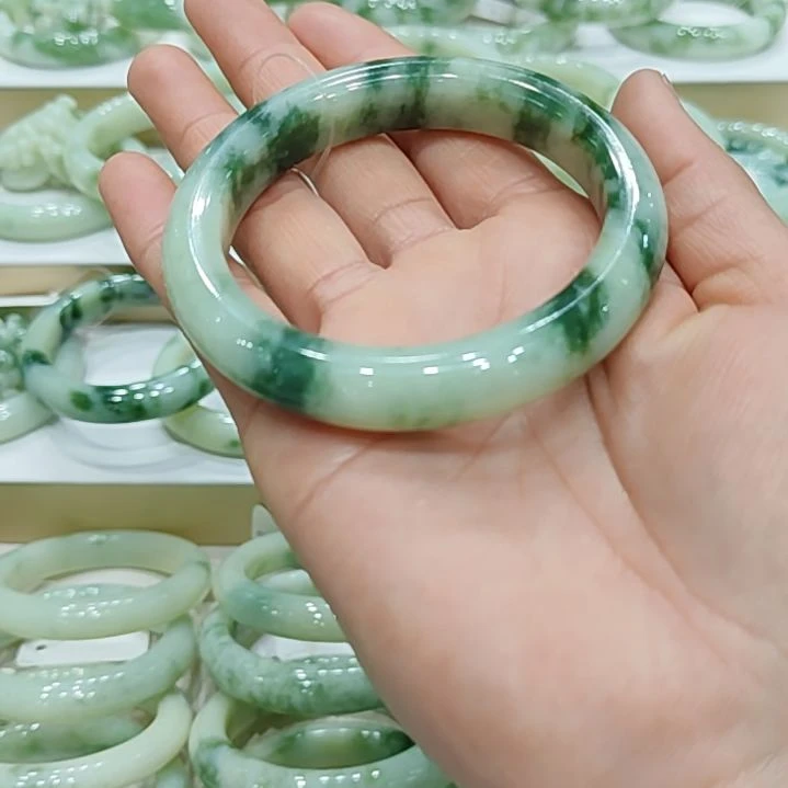 透闪石-蛇纹石玉手镯未镶嵌༺***༻
