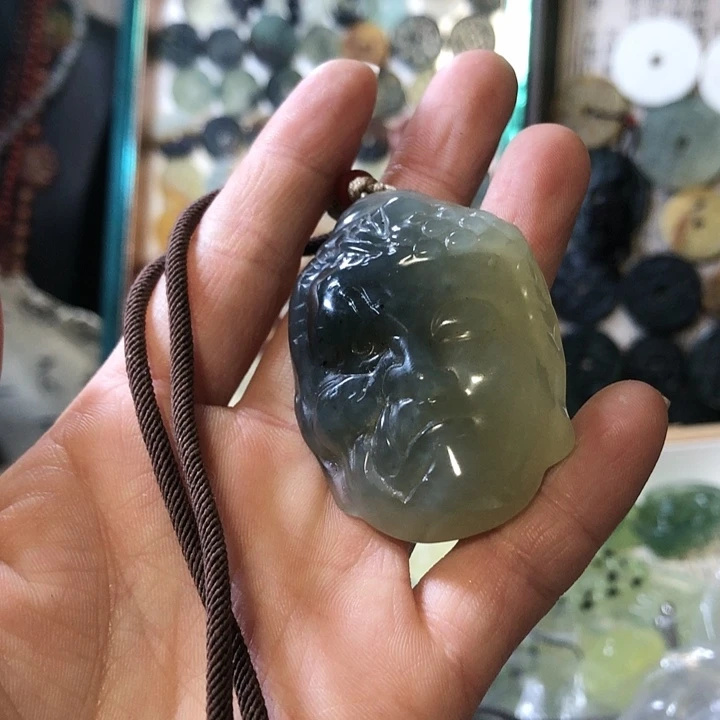 岫玉岫玉挂件未镶嵌