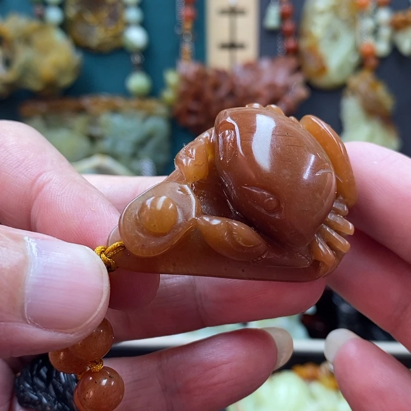 【闪购商品】蛇纹石玉吊坠未镶嵌