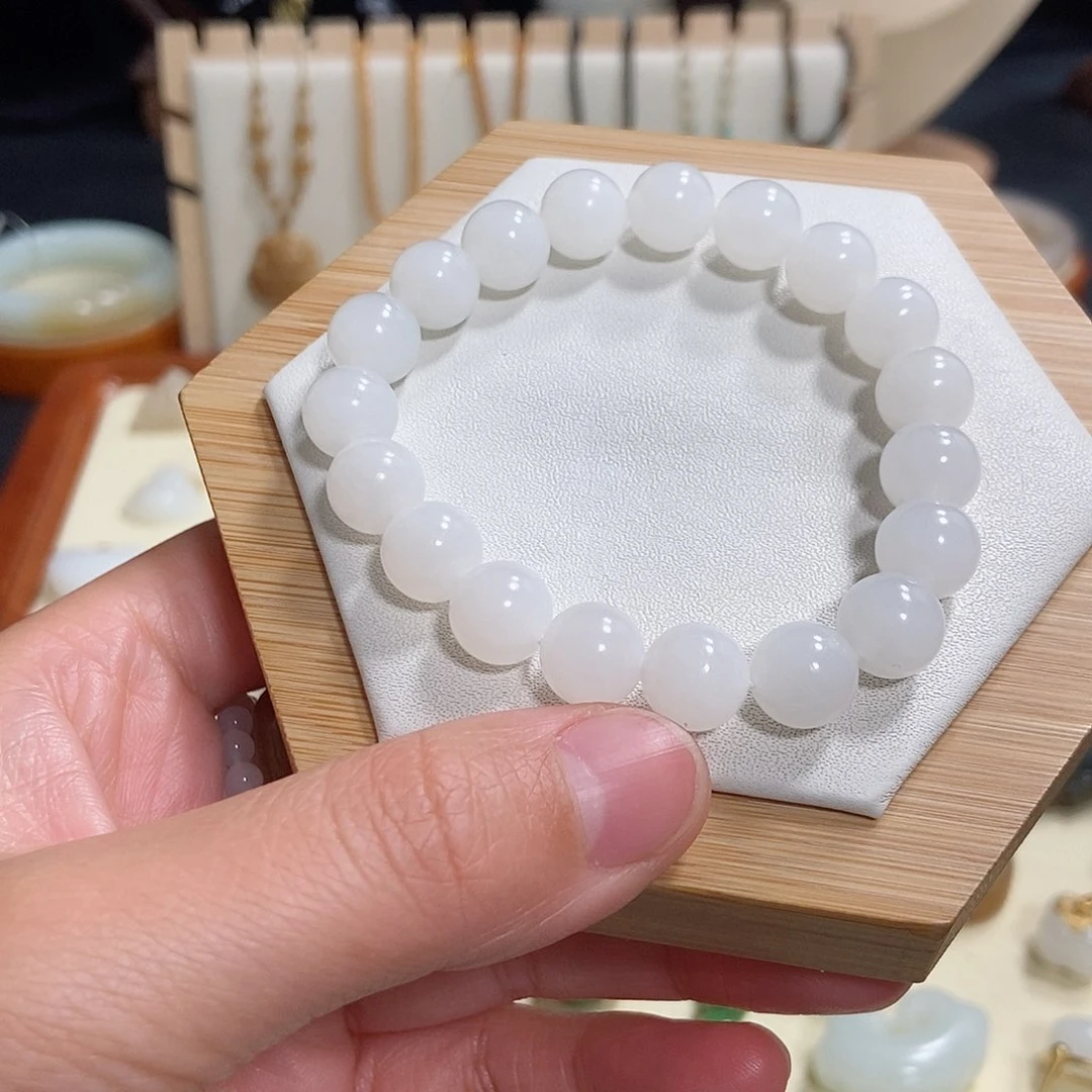 和田玉手串未镶嵌