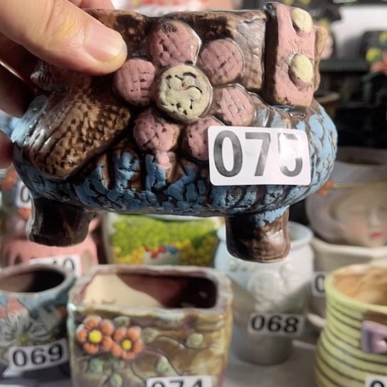 红陶多肉植物花盆