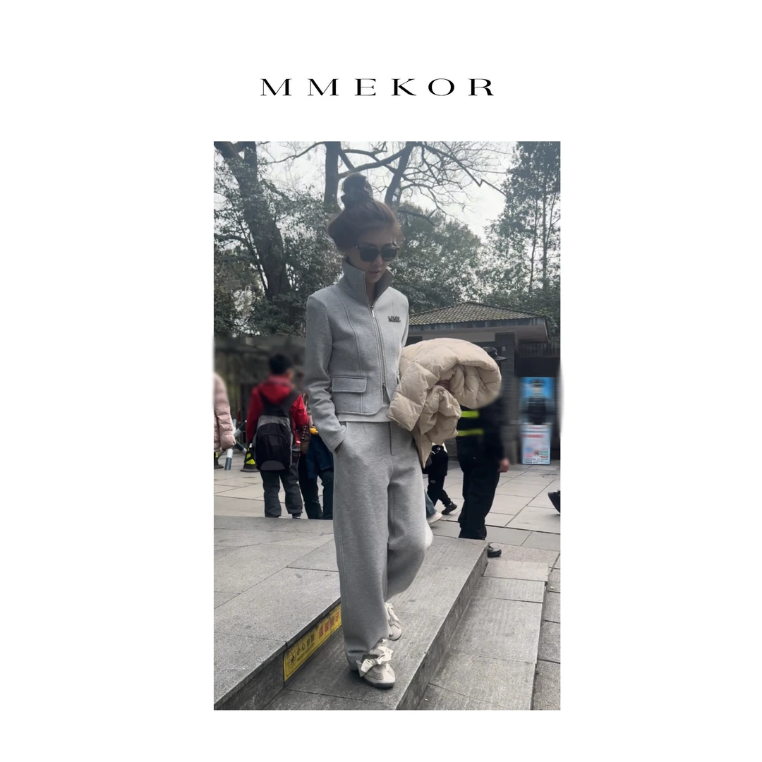 MMEKOR“麻豆套装”2025春款新款摩登街头时髦百搭两件套 89238