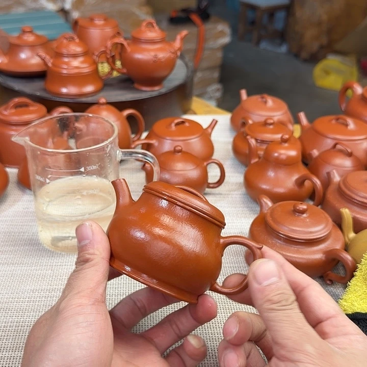 壶紫砂全手工制作颂金