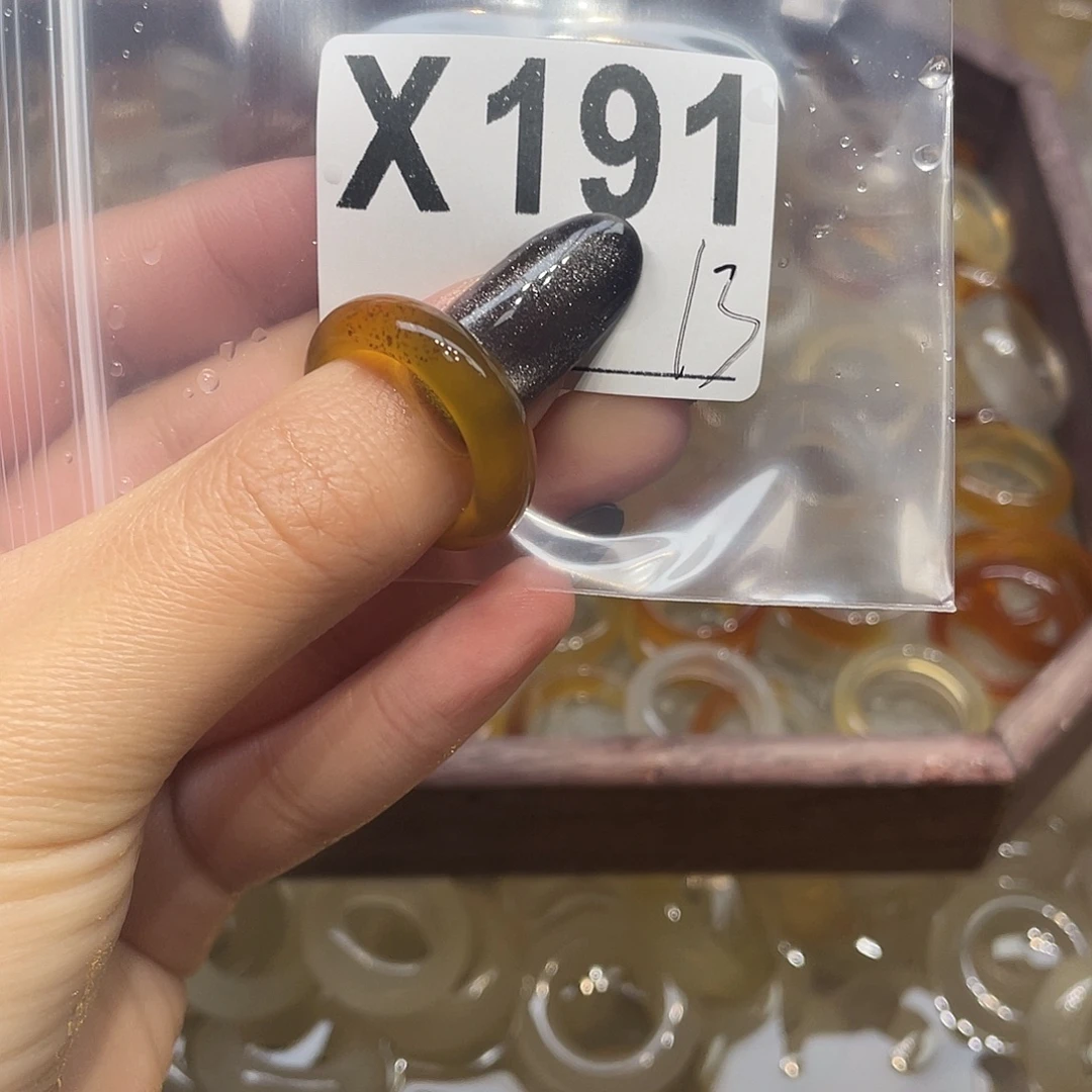 玛瑙/玉髓未镶嵌戒指191